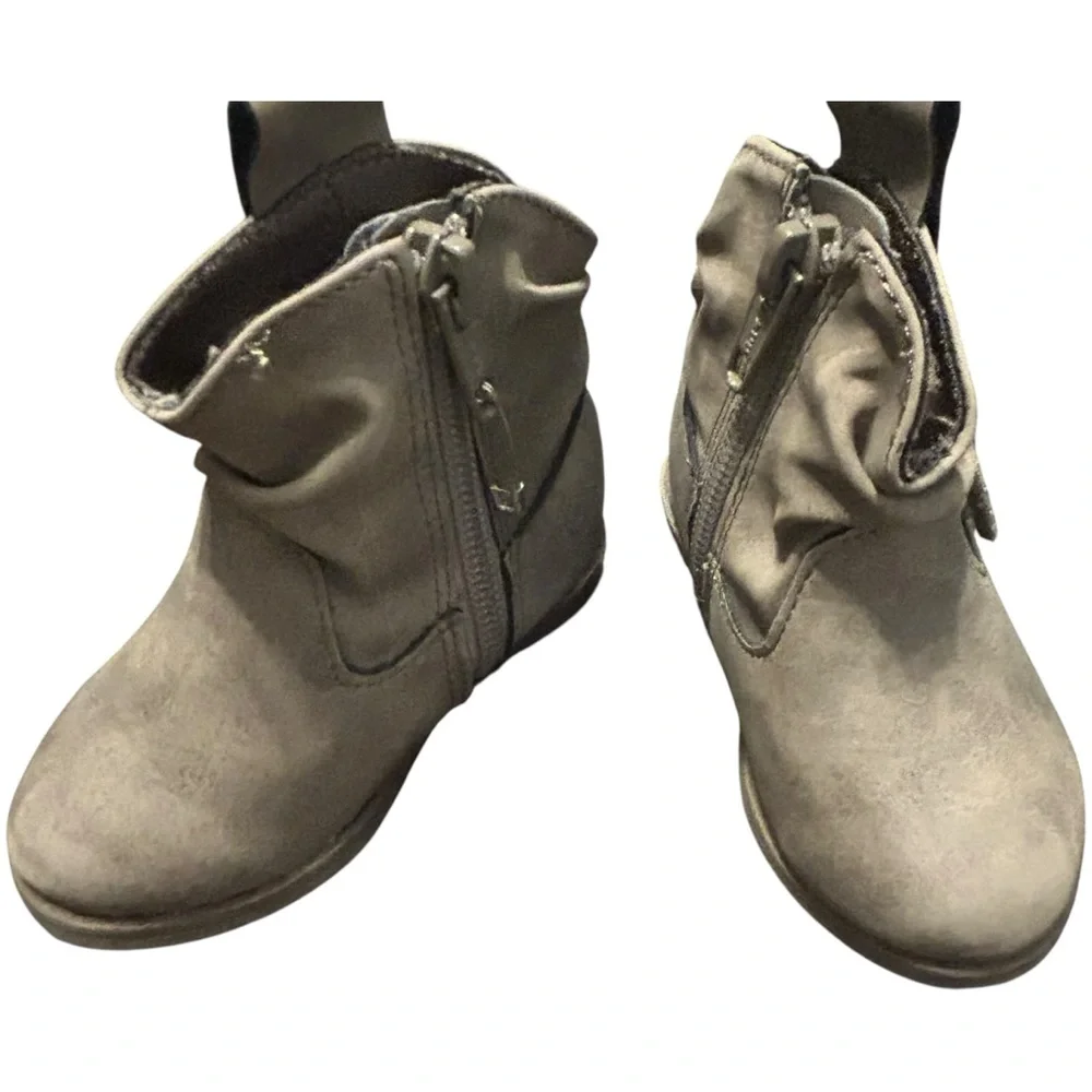Toddler Cowboy Boots Star Fringed‎ Ankle Booties Western Style Kids Shoes